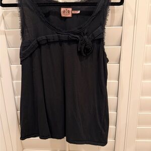 Juicy Couture Black Sleeveless Top